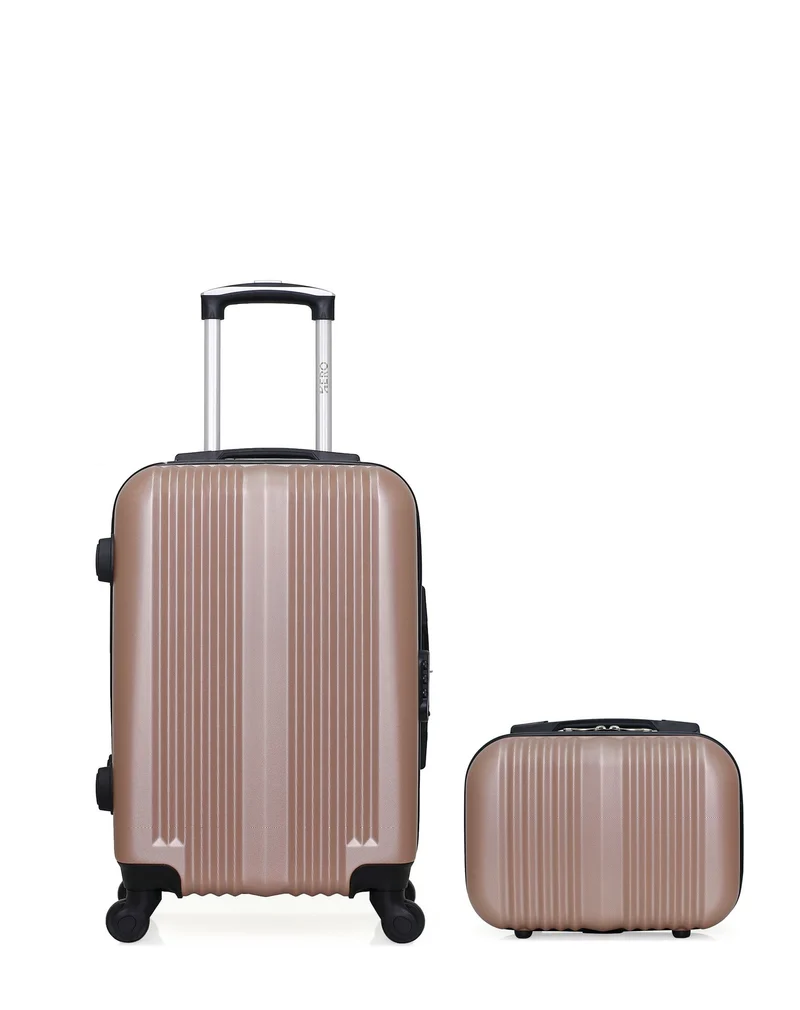 HERO – 2er-Pack – Handgepäck und Kosmetikkoffer LIPARI