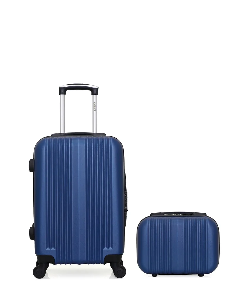 HERO – 2er-Pack – Handgepäck und Kosmetikkoffer LIPARI