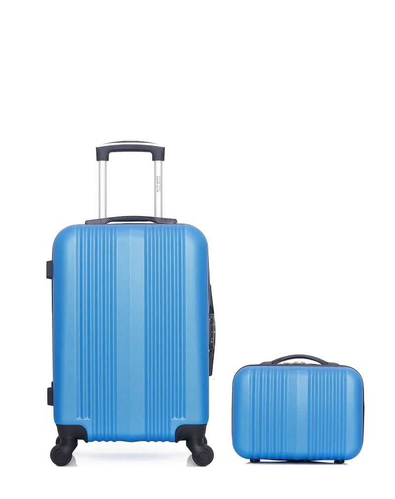 HERO – 2er-Pack – Handgepäck und Kosmetikkoffer LIPARI