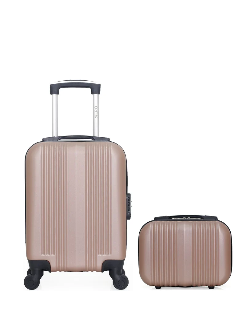 HERO – 2er-Pack – Handgepäck XXS und Kosmetikkoffer LIPARI