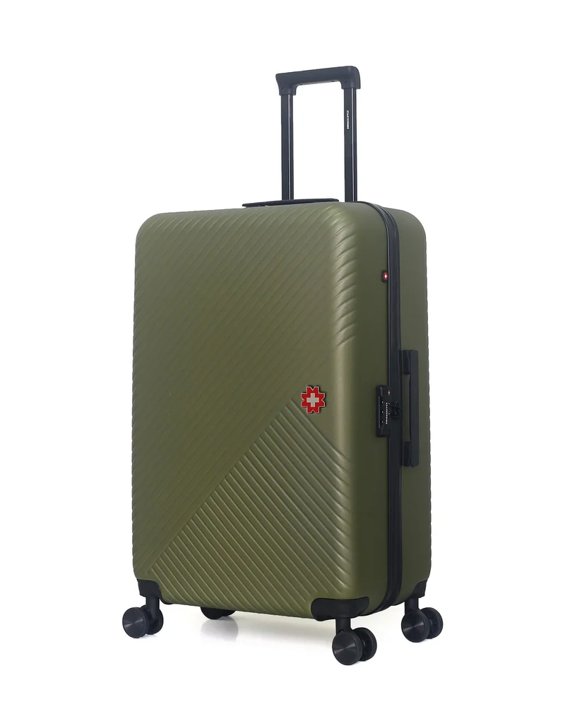 SWISS KOPPER – 4er-Pack – Großer Koffer, mittelgroßer Koffer, Handgepäck XXS und Kosmetikkoffer SPIEZ