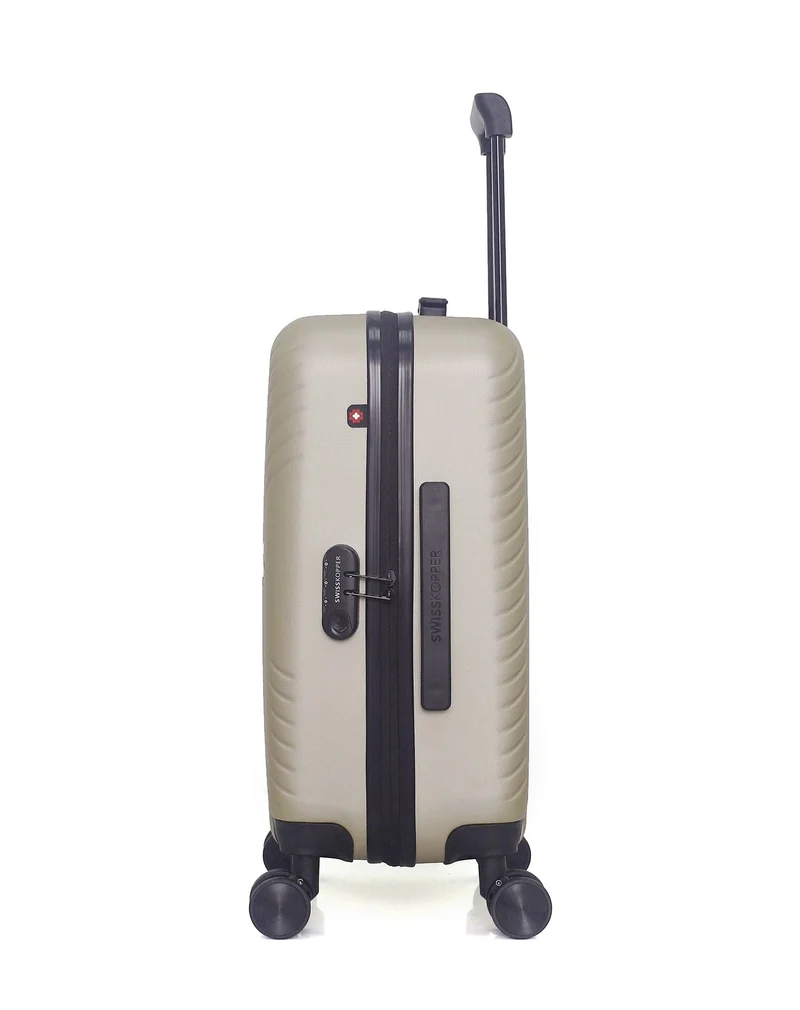SWISS KOPPER – 3er-Pack – Großer Koffer, mittelgroßer Koffer und Kosmetikkoffer SPIEZ