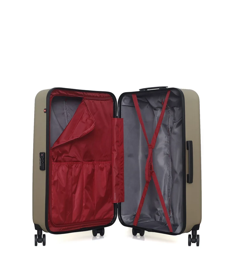 SWISS KOPPER – 3er-Pack – Großer Koffer, mittelgroßer Koffer und Handgepäck RUTI