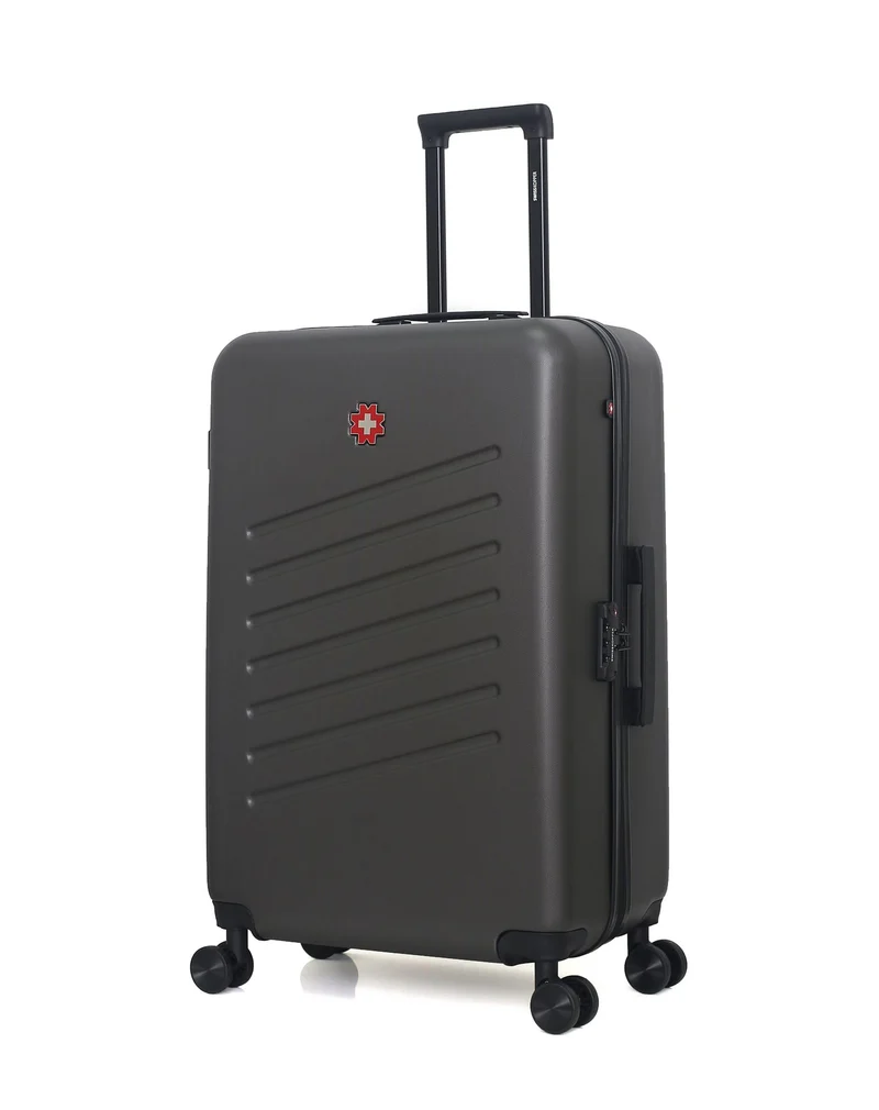 SWISS KOPPER – 3er-Pack – Großer Koffer, Handgepäck und Kosmetikkoffer ZURICH