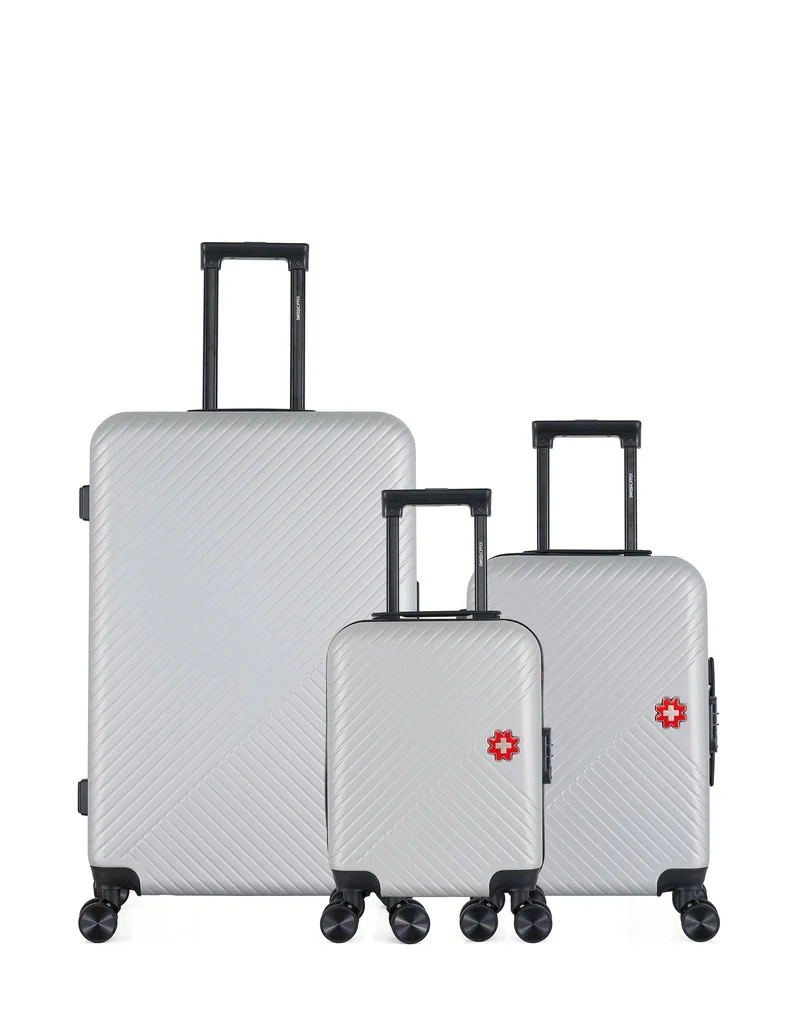 SWISS KOPPER – 3er-Pack – Großer Koffer, Handgepäck und Handgepäck XXS SPIEZ