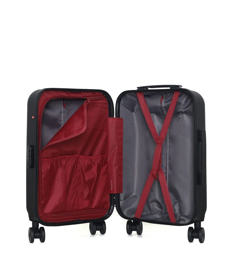SWISS KOPPER – 3er-Pack – Handgepäck, Handgepäck XXS und Kosmetikkoffer ZURICH