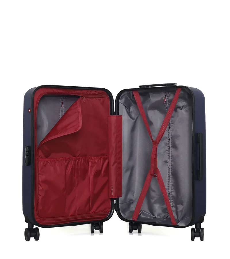 SWISS KOPPER – 2er-Pack – Mittelgroßer Koffer und Handgepäck ZURICH