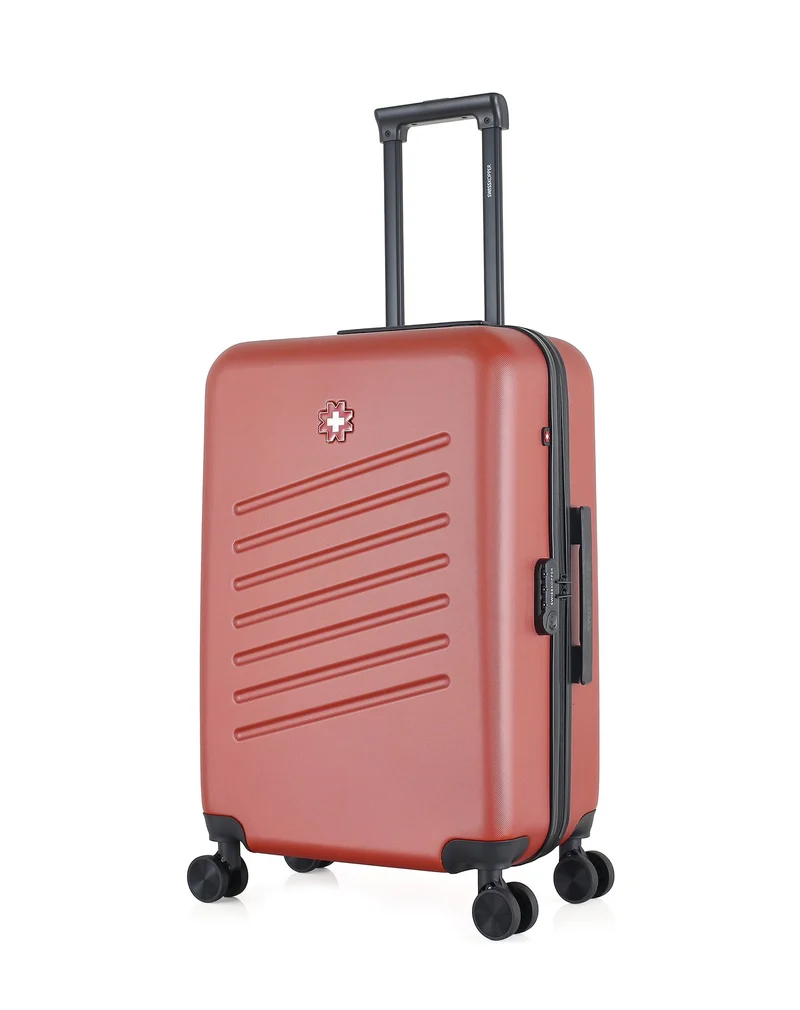 SWISS KOPPER – 2er-Pack – Mittelgroßer Koffer und Handgepäck ZURICH