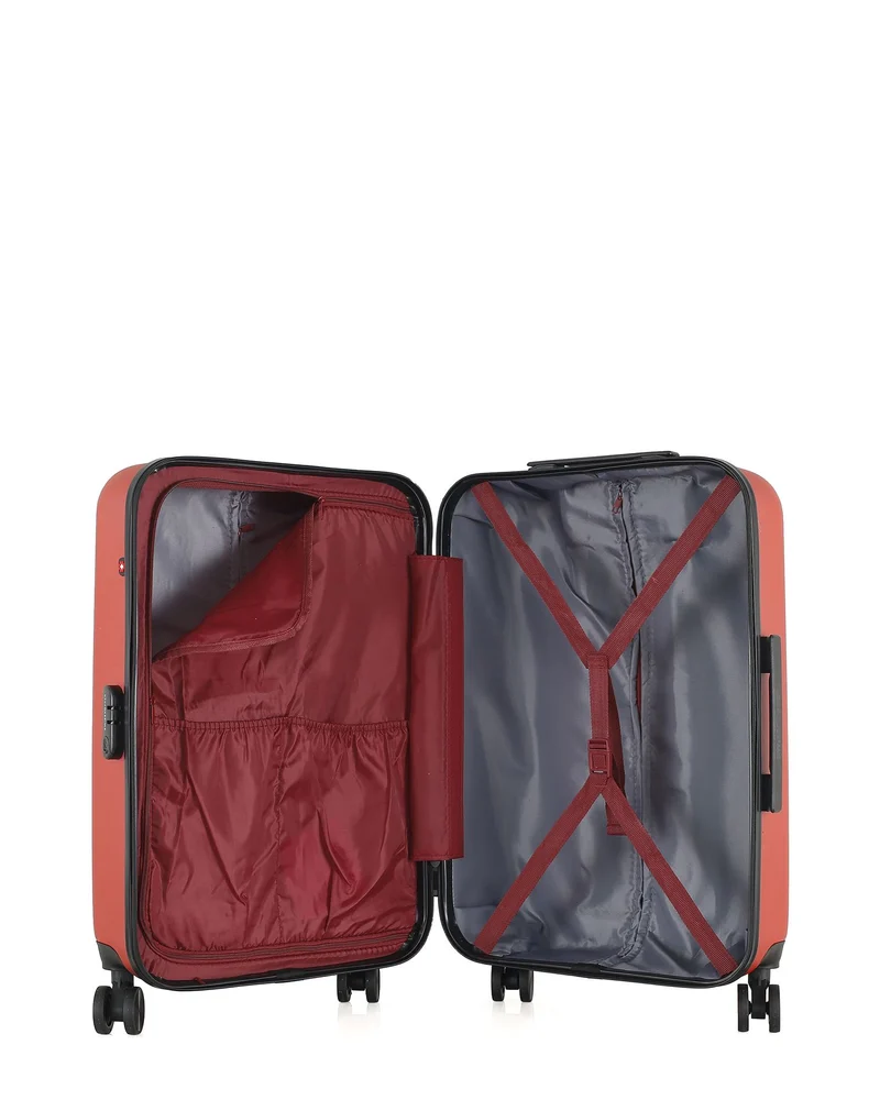 SWISS KOPPER – 2er-Pack – Mittelgroßer Koffer und Handgepäck ZURICH