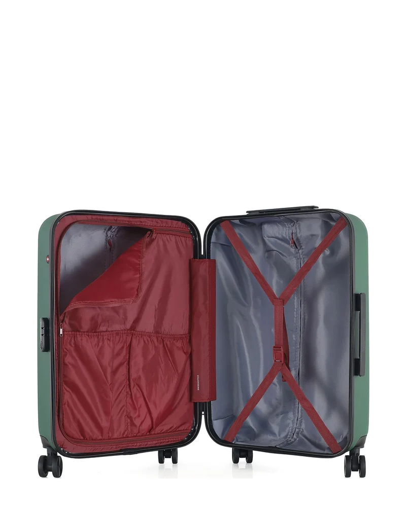 SWISS KOPPER – 2er-Pack – Mittelgroßer Koffer und Handgepäck ZURICH
