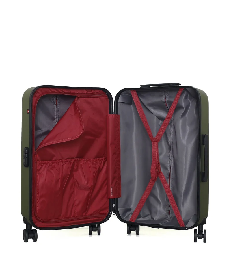 SWISS KOPPER – 2er-Pack – Mittelgroßer Koffer und Handgepäck XXS ZURICH