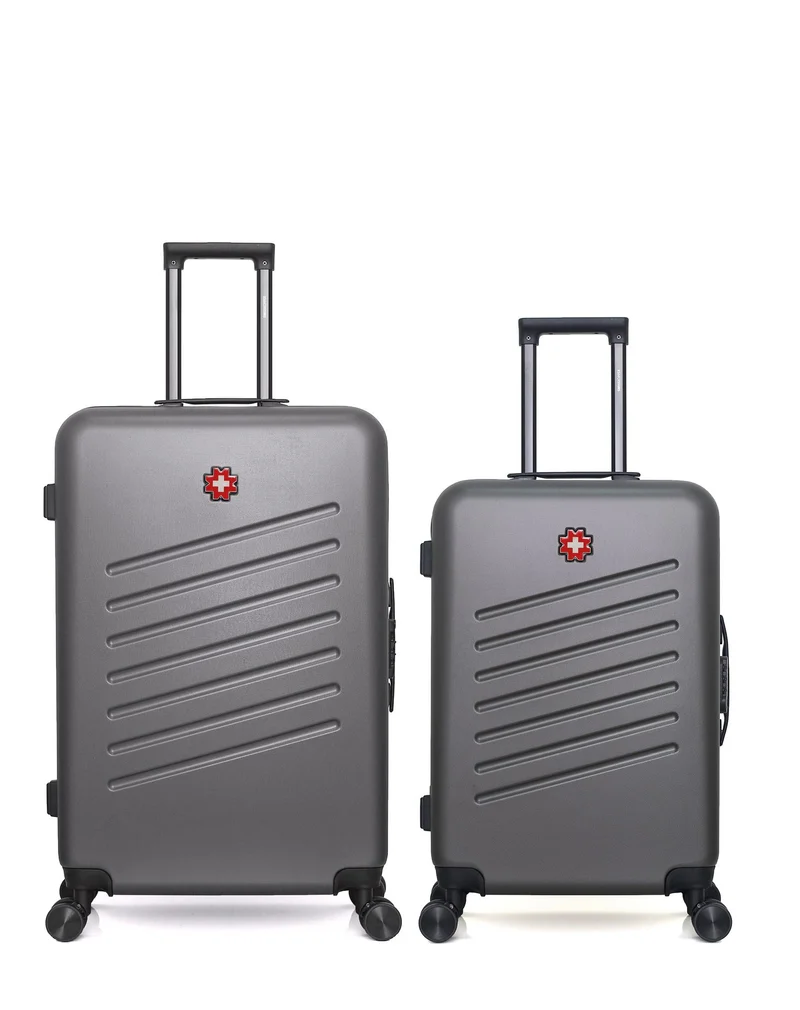SWISS KOPPER – 2er-Pack – Großer Koffer und mittelgroßer Koffer ZURICH