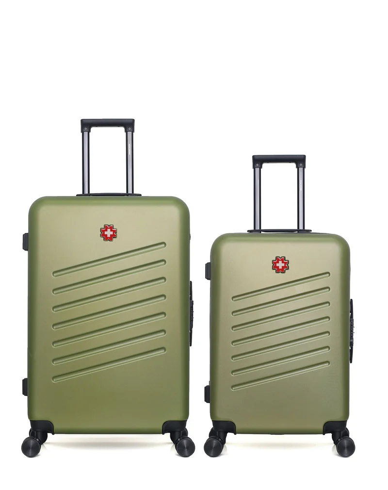 SWISS KOPPER – 2er-Pack – Großer Koffer und mittelgroßer Koffer ZURICH
