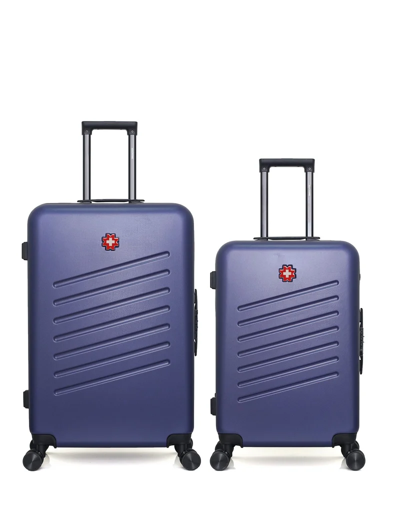 SWISS KOPPER – 2er-Pack – Großer Koffer und mittelgroßer Koffer ZURICH