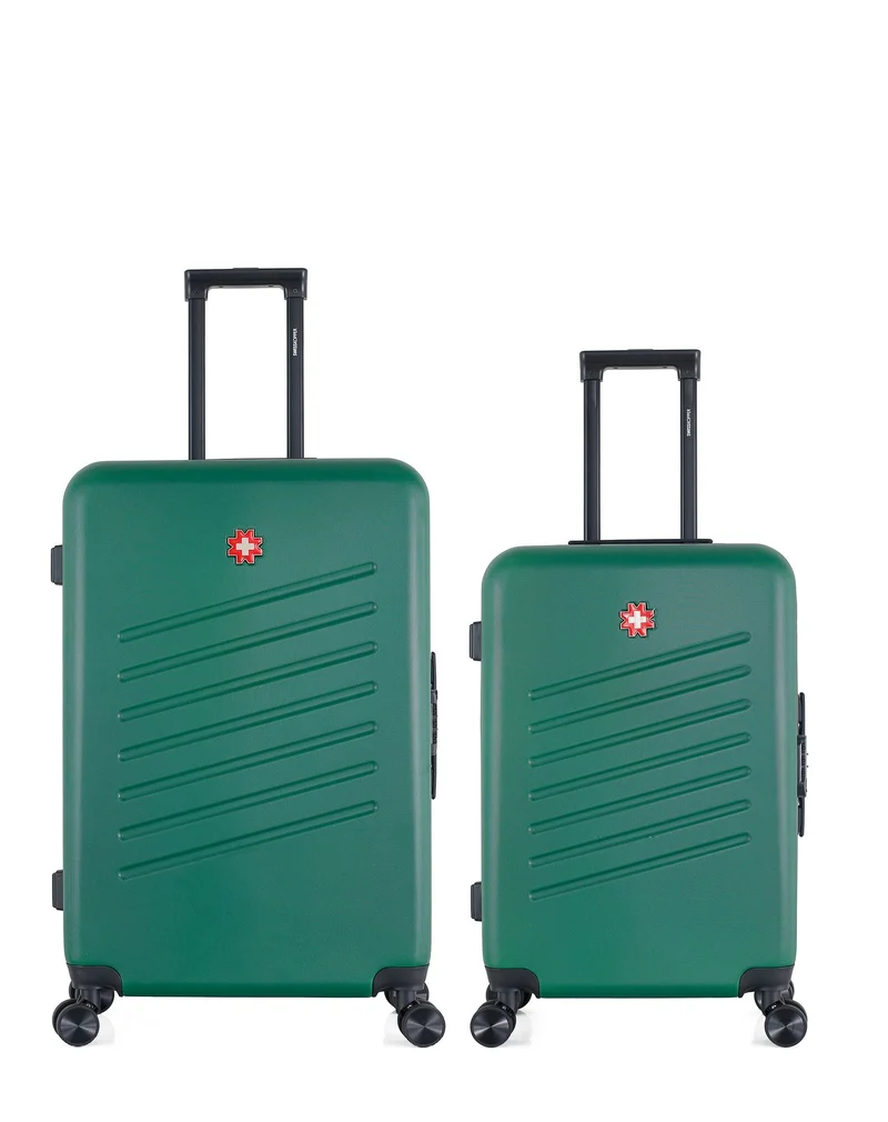 SWISS KOPPER – 2er-Pack – Großer Koffer und mittelgroßer Koffer ZURICH