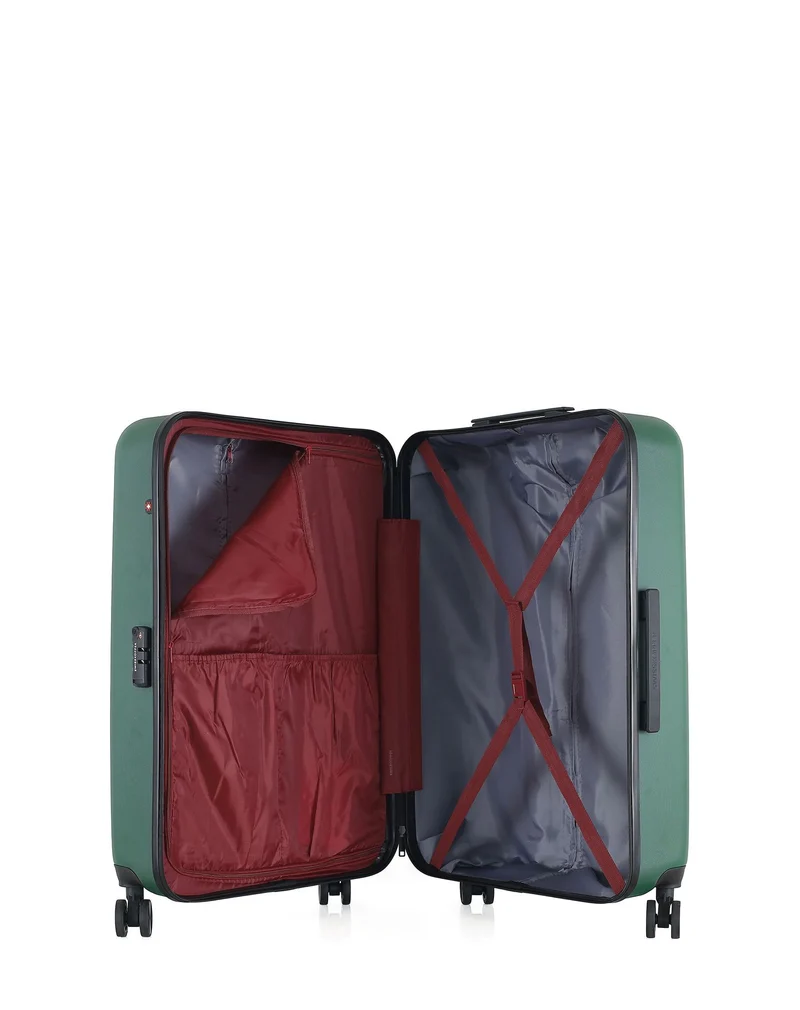 SWISS KOPPER – 2er-Pack – Großer Koffer und mittelgroßer Koffer ZURICH