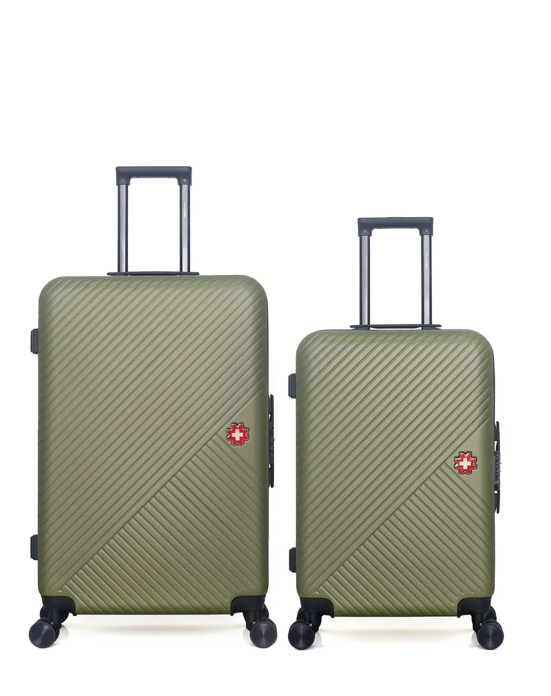 SWISS KOPPER – 2er-Pack – Großer Koffer und mittelgroßer Koffer SPIEZ