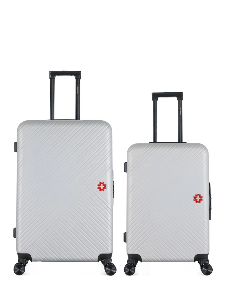SWISS KOPPER – 2er-Pack – Großer Koffer und mittelgroßer Koffer SPIEZ
