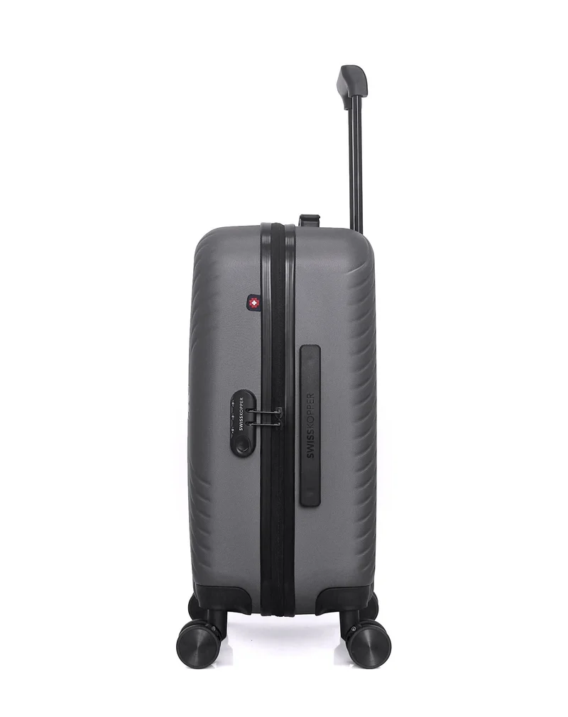 SWISS KOPPER – 2er-Pack – Großer Koffer und Handgepäck SPIEZ