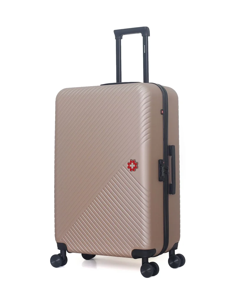 SWISS KOPPER – 2er-Pack – Großer Koffer und Handgepäck SPIEZ