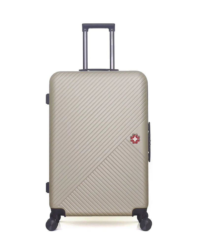 SWISS KOPPER – 2er-Pack – Großer Koffer und Handgepäck SPIEZ