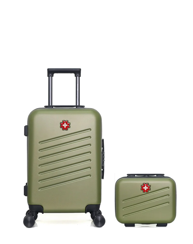 SWISS KOPPER – 2er-Pack – Handgepäck und Kosmetikkoffer ZURICH