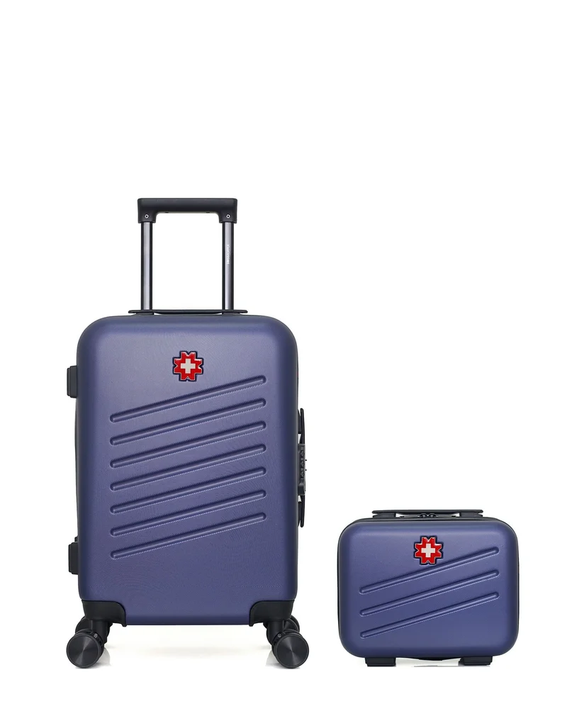 SWISS KOPPER – 2er-Pack – Handgepäck und Kosmetikkoffer ZURICH