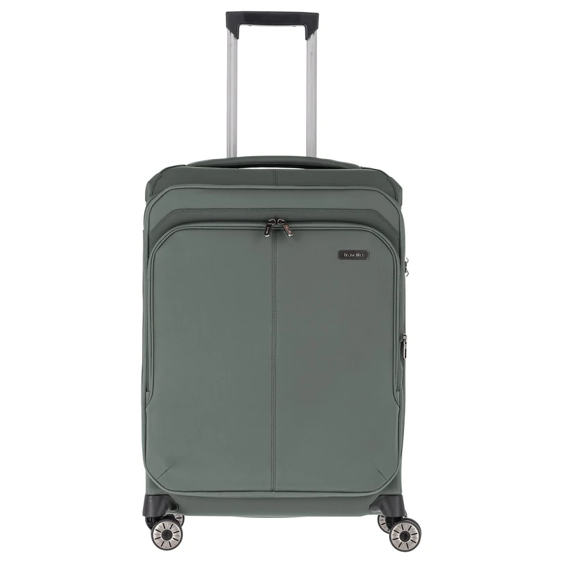 Travelite Priima - 4-Rollen-Trolley M 68 cm erw. (olive)