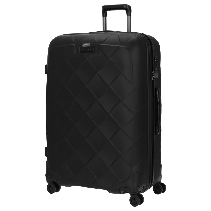Stratic Leather and More - 4-Rollen-Trolley 76 cm L (matt black)