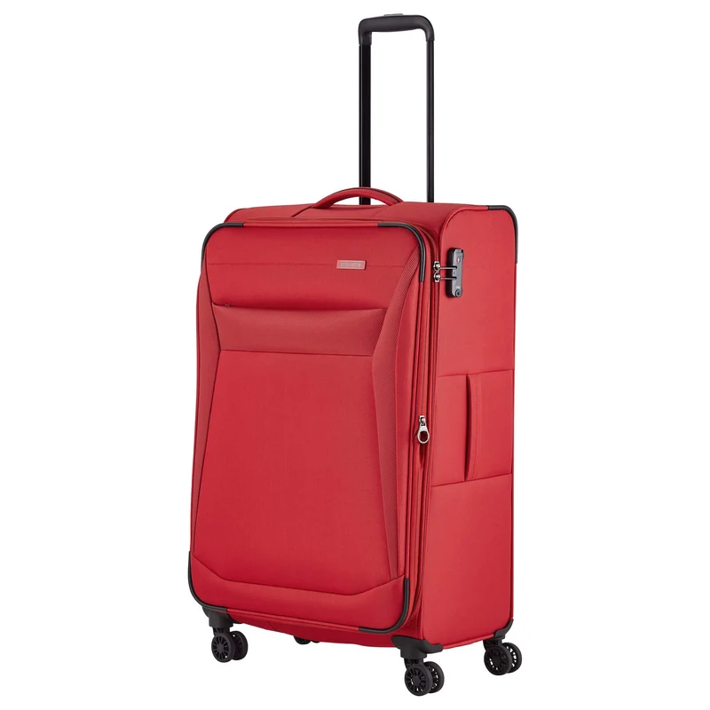 Travelite Chios - 4-Rollen-Trolley L 78 cm erw. (rot)
