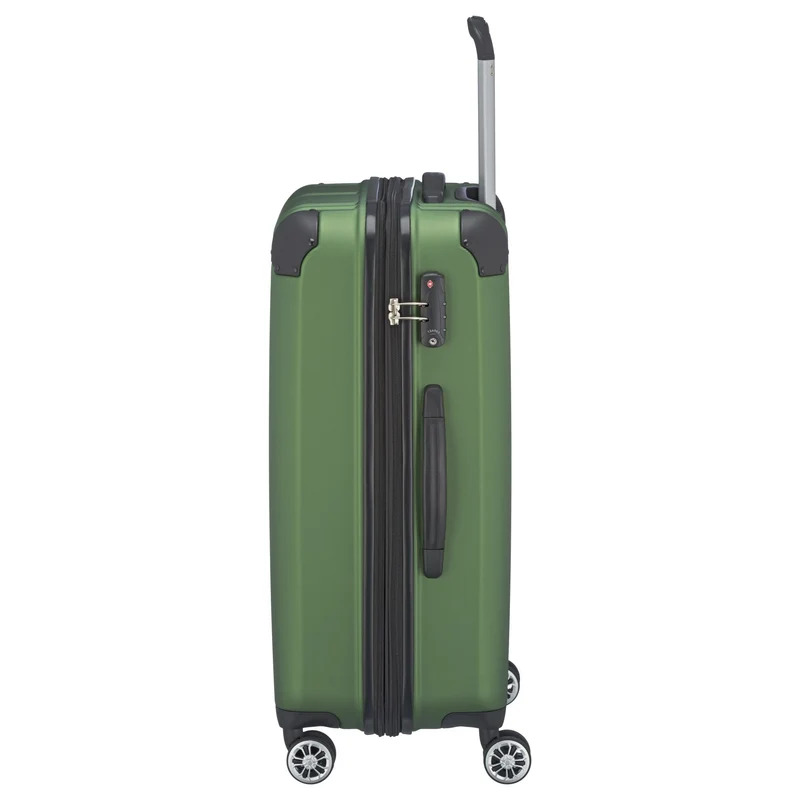 Travelite City - 4-Rollen-Trolley erw. M 68 cm (grün)