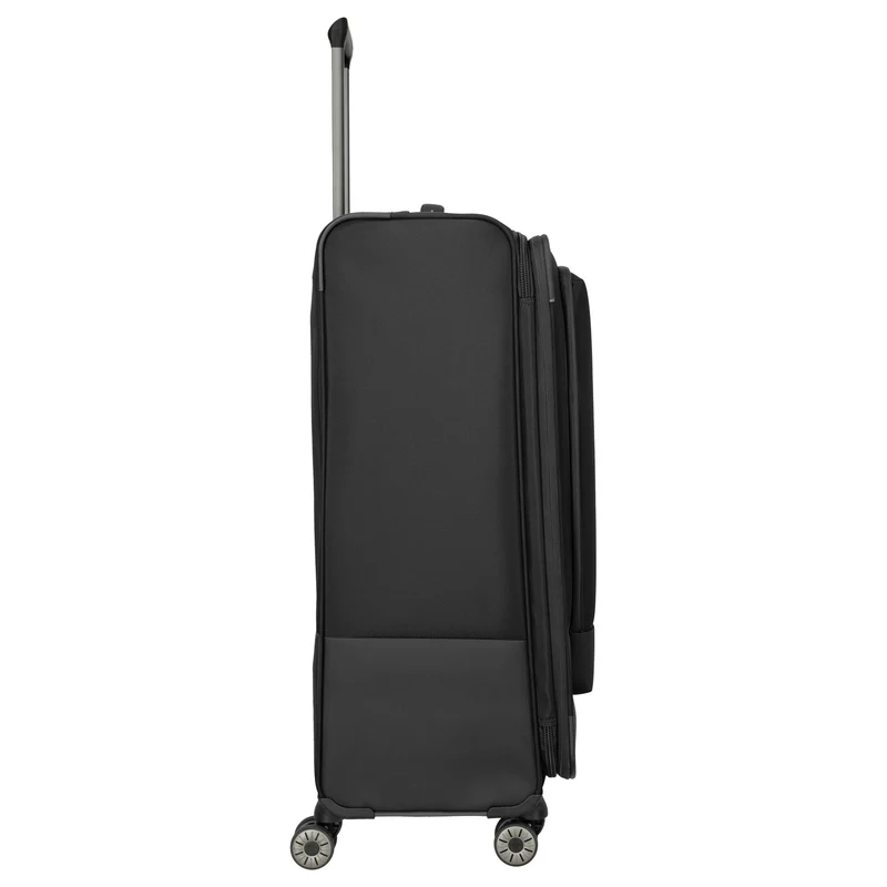 Travelite Crosslite - 4-Rollen-Trolley XL 81 cm erw. (schwarz)