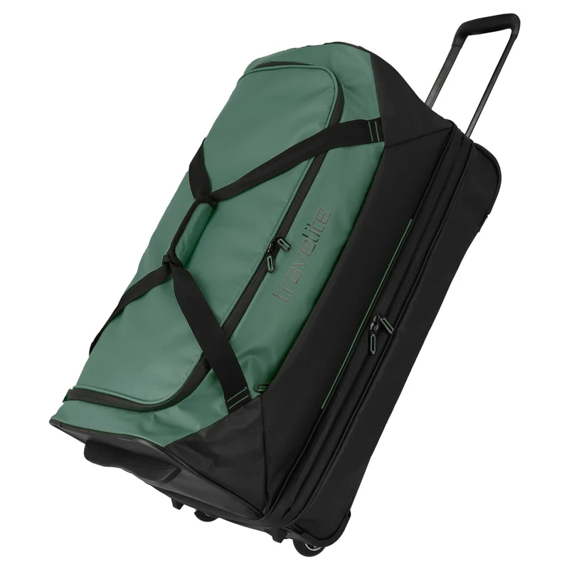 Travelite Basics - Rollenreisetasche Plane 98/119L 70 cm erw. (grün)