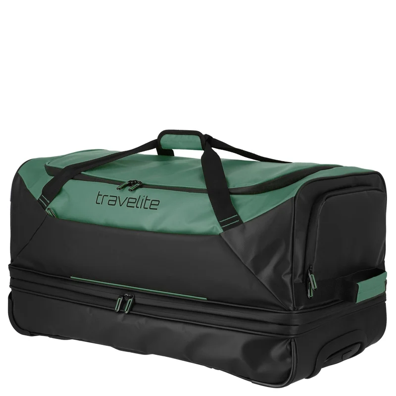 Travelite Basics - Rollenreisetasche Plane 98/119L 70 cm erw. (grün)