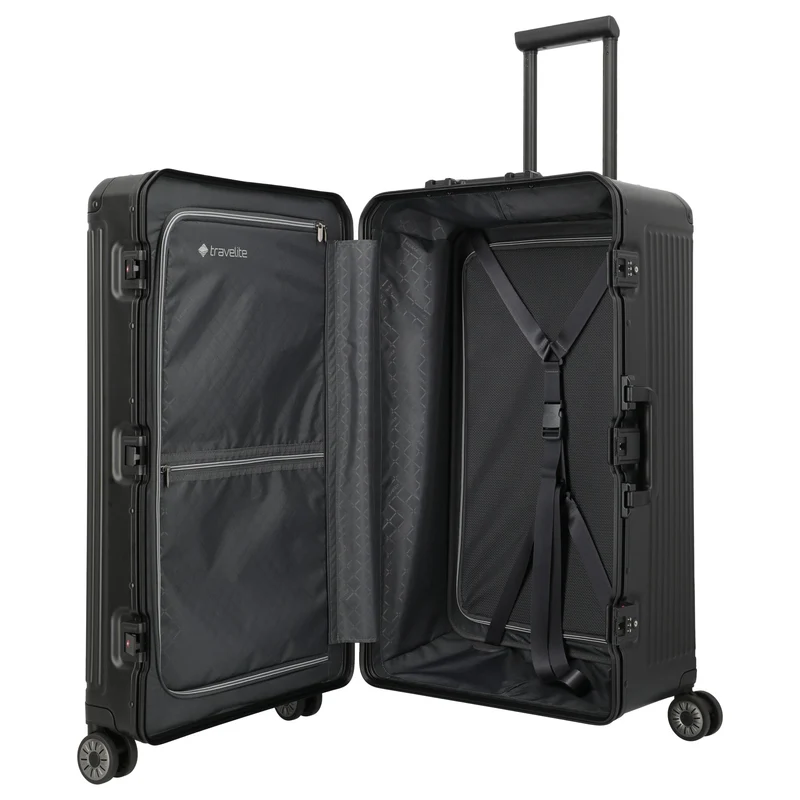 Travelite Next Trunk - 4-Rollen-Trolley 76 cm (schwarz)