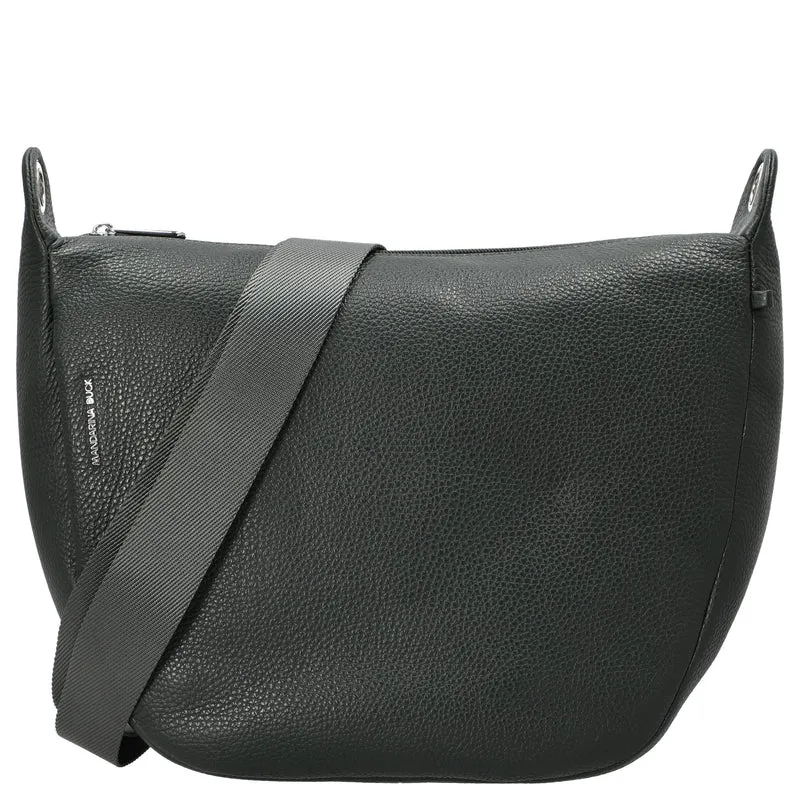 Mandarina Duck Mellow Leather - Umhängetasche M 34 cm (pine green)