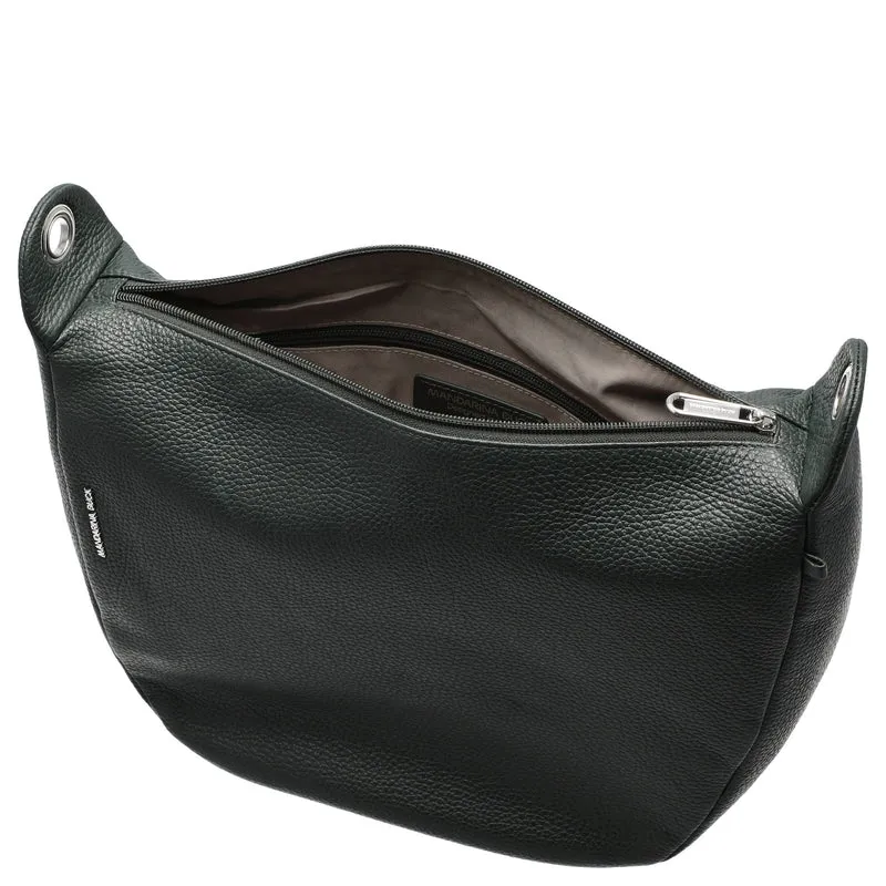 Mandarina Duck Mellow Leather - Umhängetasche M 34 cm (pine green)