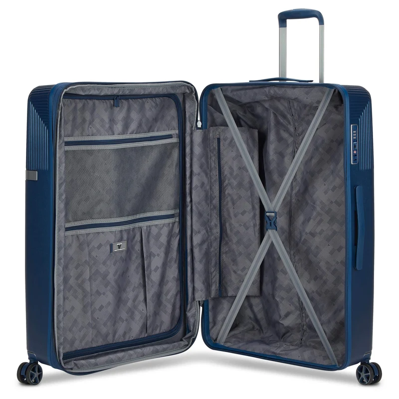 Roncato AirGlam - 4-Rollen-Trolley L 77 cm erw. (blu notte)