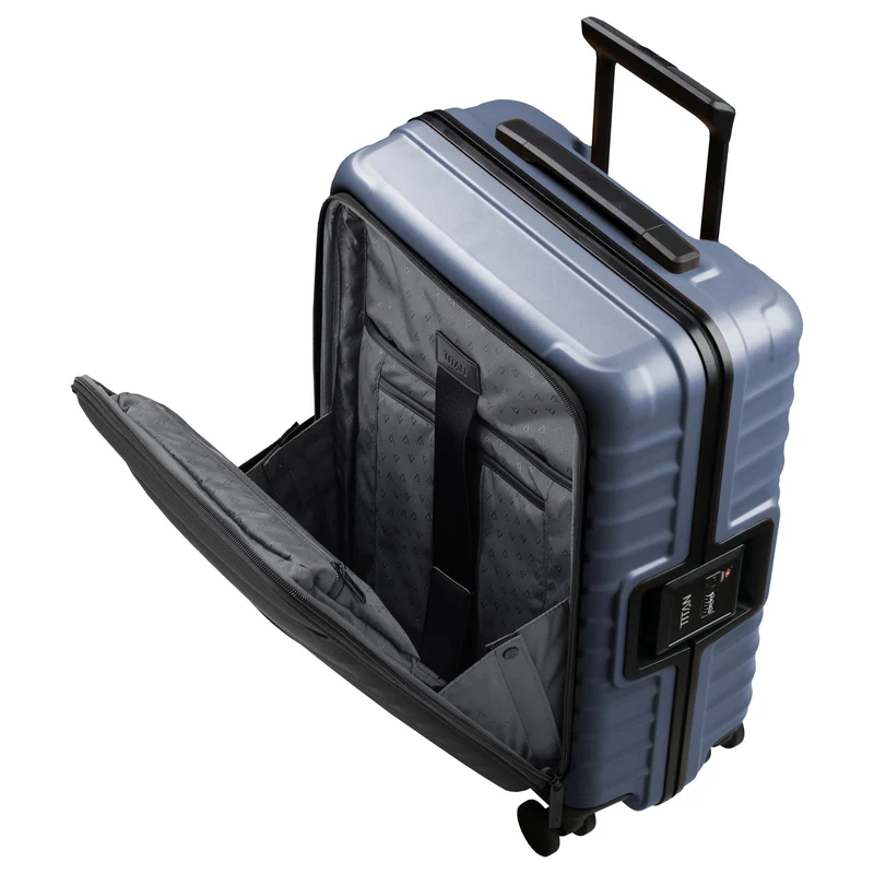 TITAN OVERSEAS - 4-Rollen-Kabinentrolley S 55/23cm mit Vortasche (midnight blue)