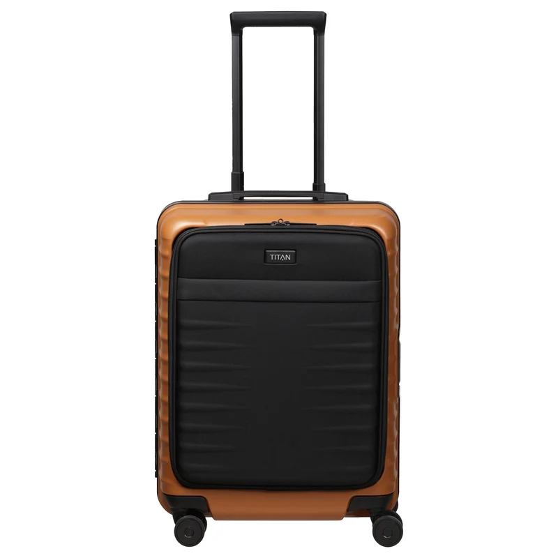 TITAN OVERSEAS - 4-Rollen-Kabinentrolley S 55/23cm mit Vortasche (canyon bronze)