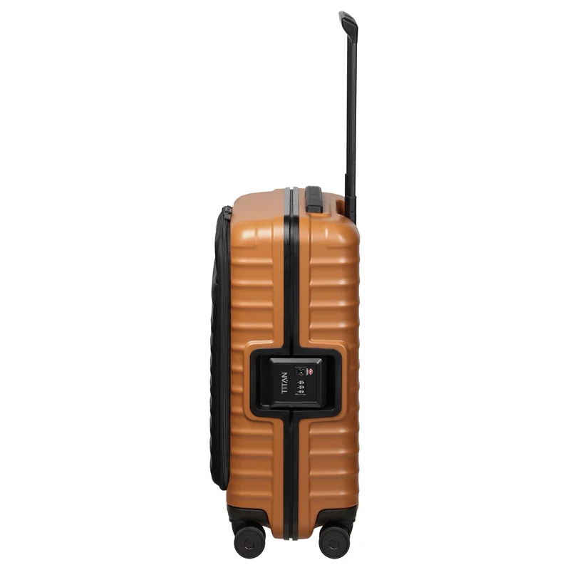 TITAN OVERSEAS - 4-Rollen-Kabinentrolley S 55/23cm mit Vortasche (canyon bronze)