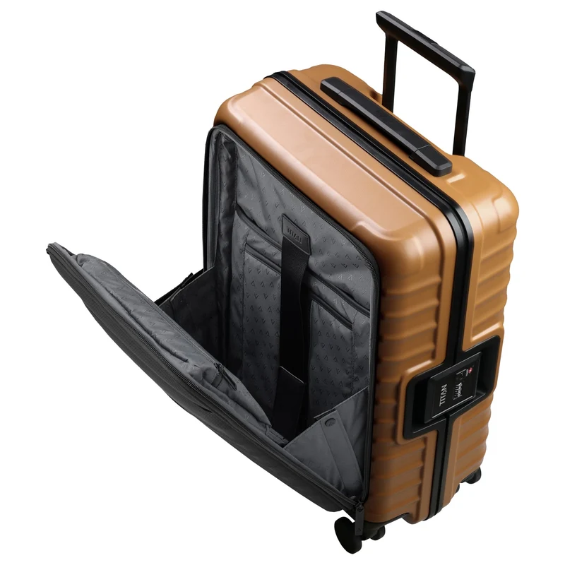 TITAN OVERSEAS - 4-Rollen-Kabinentrolley S 55/23cm mit Vortasche (canyon bronze)