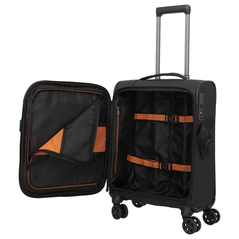 Travelite Briize - 4-Rollen-Kabinentrolley S 55 cm (schwarz)