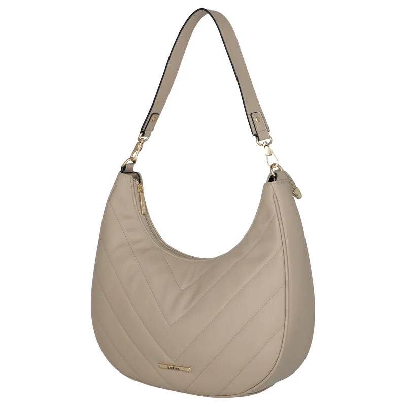 Travelite BARBARA Cozy Hobo Bag - Schultertasche 35 cm (sand)