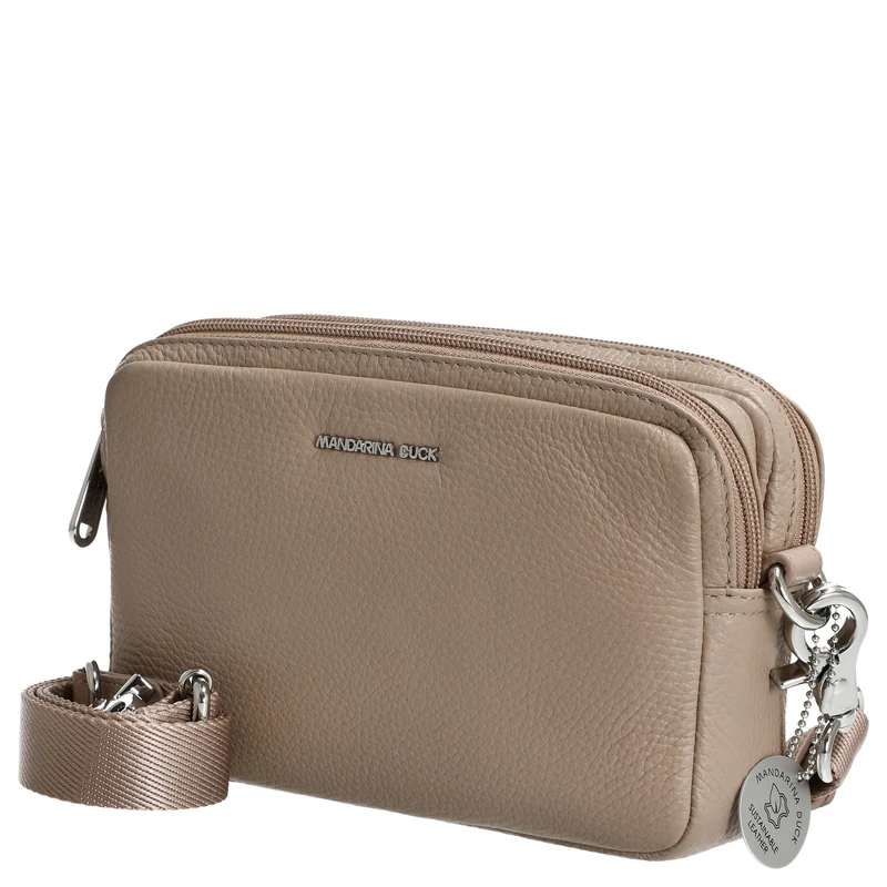 Mandarina Duck Mellow Leather - Umhängetasche 20 cm (warm taupe)