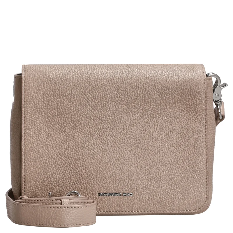 Mandarina Duck Mellow Leather - Umhängetasche 36 cm (warm taupe)