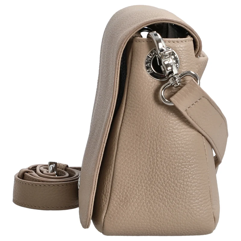 Mandarina Duck Mellow Leather - Umhängetasche 36 cm (warm taupe)