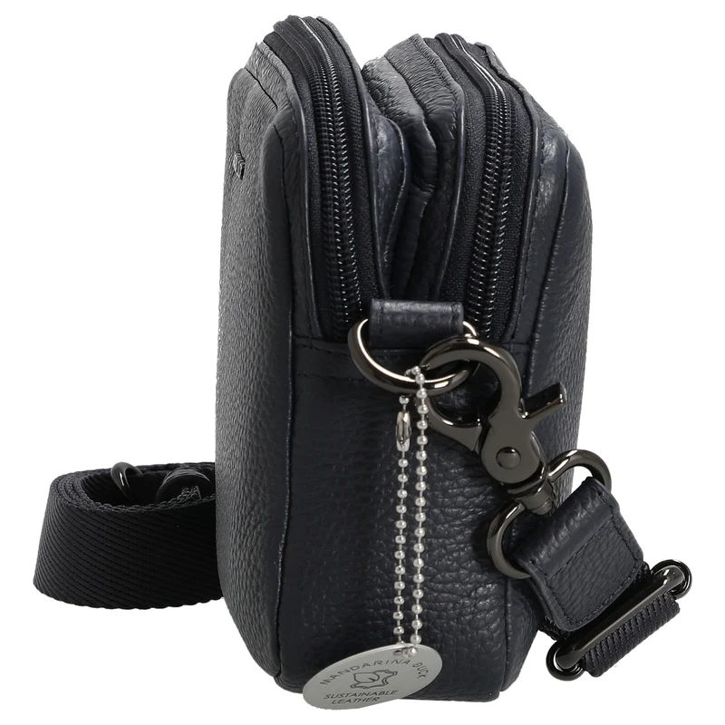 Mandarina Duck Mellow Leather - Umhängetasche 20 cm (dress blue)