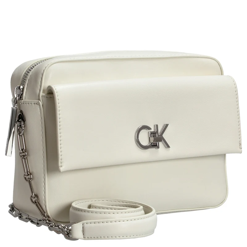 Calvin Klein CK Re-Lock - Umhängetasche 22 cm (lily white)