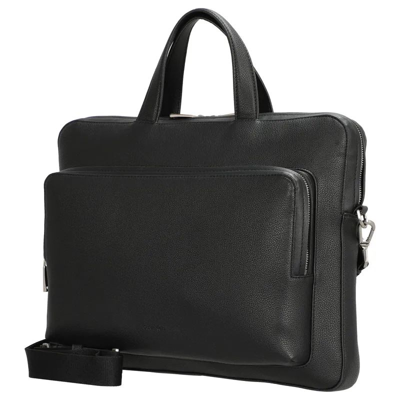 Calvin Klein Micro Pebble Slim Briefcase - Aktentasche 13" (black)